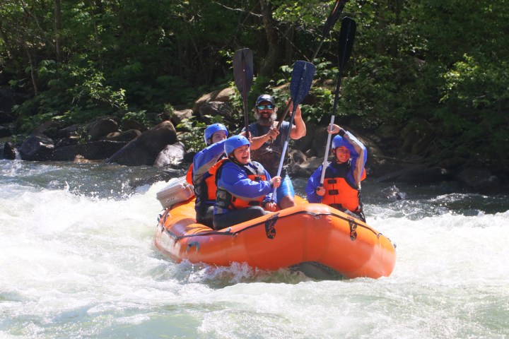 Whitewater rafting on the upper Ocoee River