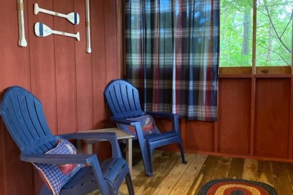 a room with a wooden floor