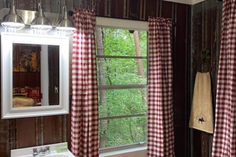 a kitchen with a sink and a window